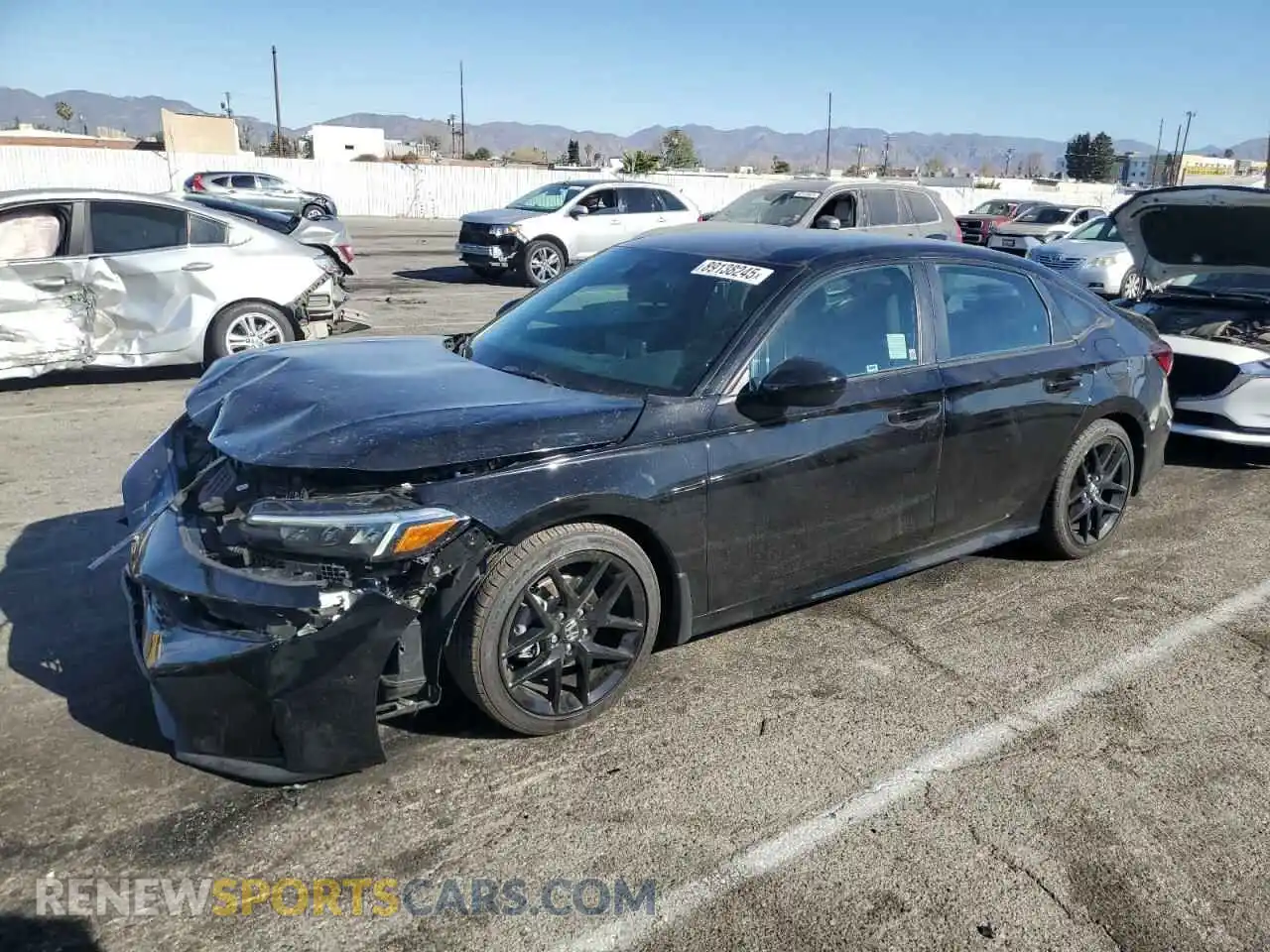 1 Photograph of a damaged car 2HGFE2F57SH500067 HONDA CIVIC 2025