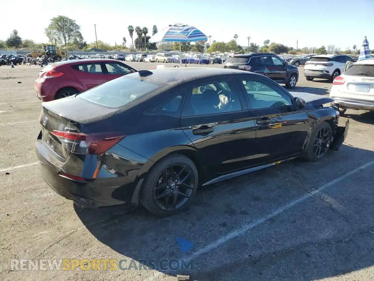 3 Photograph of a damaged car 2HGFE2F57SH500067 HONDA CIVIC 2025