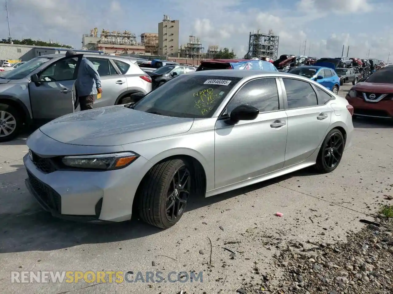 1 Photograph of a damaged car 2HGFE2F57SH512235 HONDA CIVIC 2025