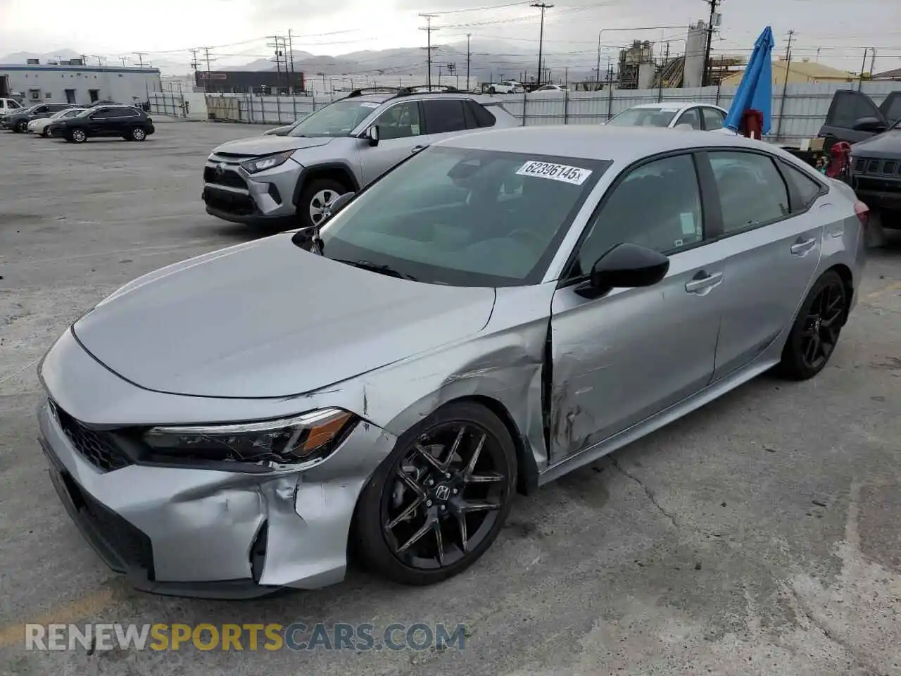 1 Photograph of a damaged car 2HGFE2F57SH529097 HONDA CIVIC 2025
