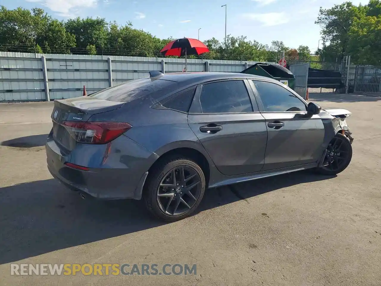 3 Photograph of a damaged car 2HGFE2F57SH538205 HONDA CIVIC 2025