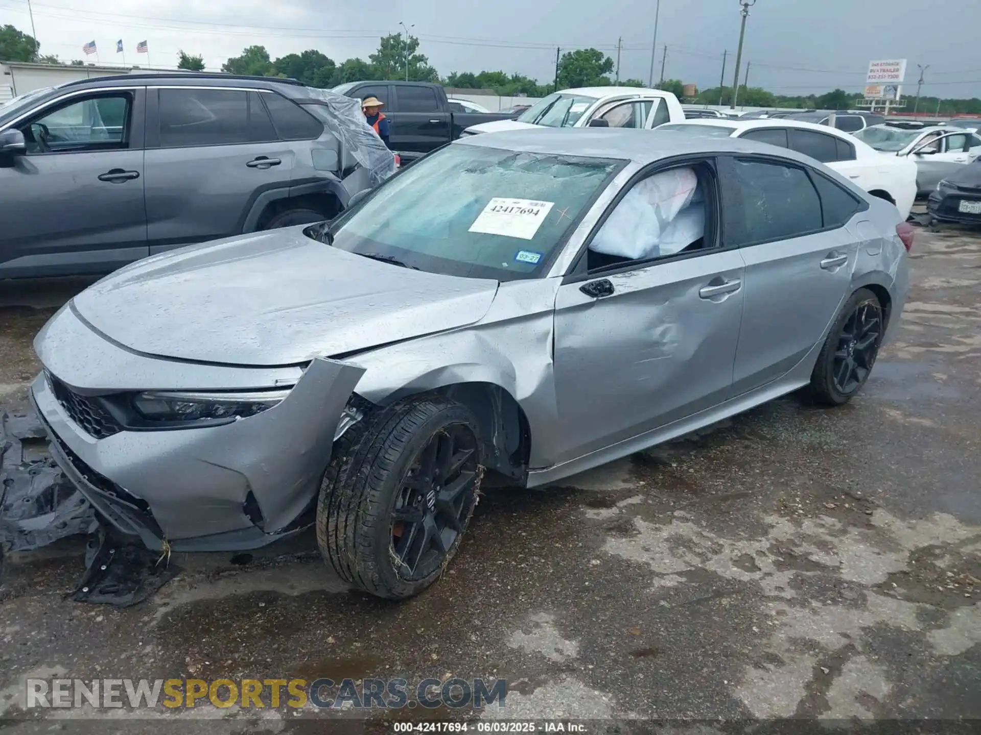 2 Photograph of a damaged car 2HGFE2F57SH569731 HONDA CIVIC 2025