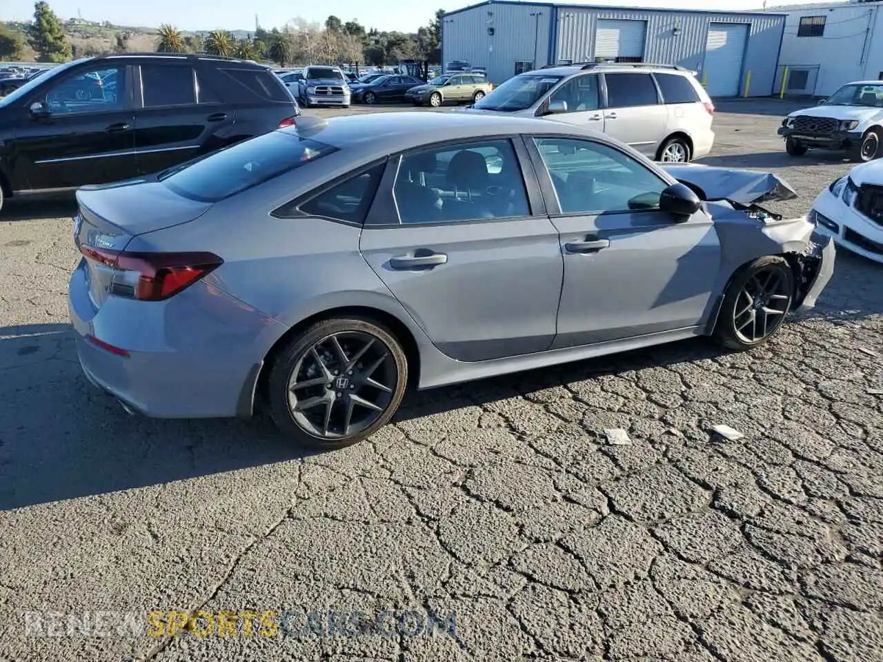 3 Photograph of a damaged car 2HGFE2F58SH507030 HONDA CIVIC 2025