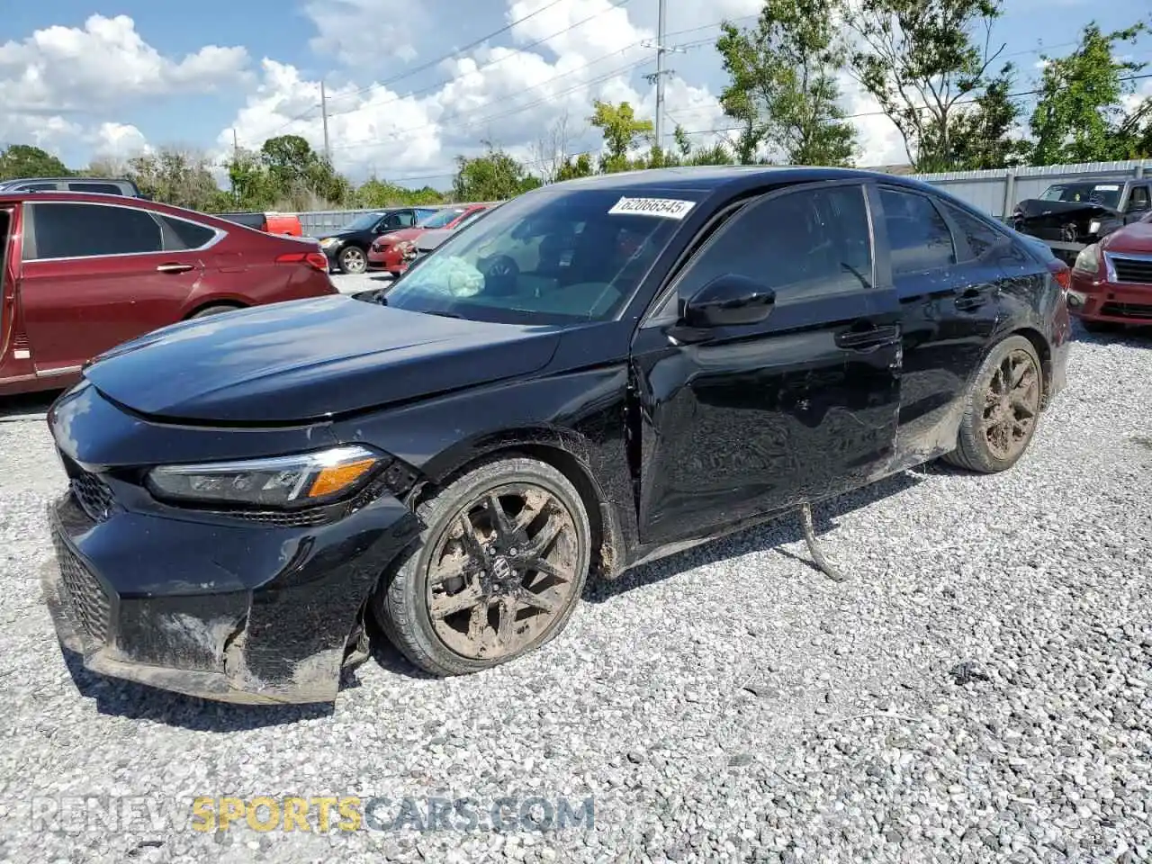1 Photograph of a damaged car 2HGFE2F58SH533613 HONDA CIVIC 2025
