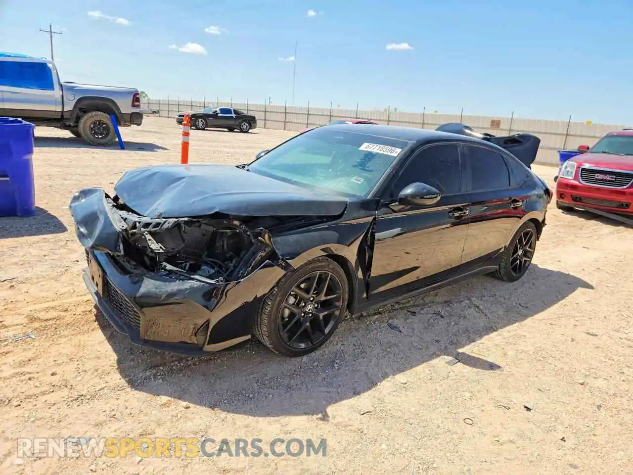 1 Photograph of a damaged car 2HGFE2F58SH575098 HONDA CIVIC 2025