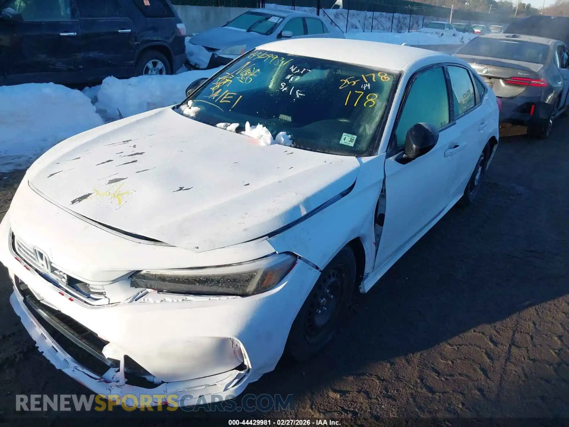 2 Photograph of a damaged car 2HGFE2F58SH579913 HONDA CIVIC 2025