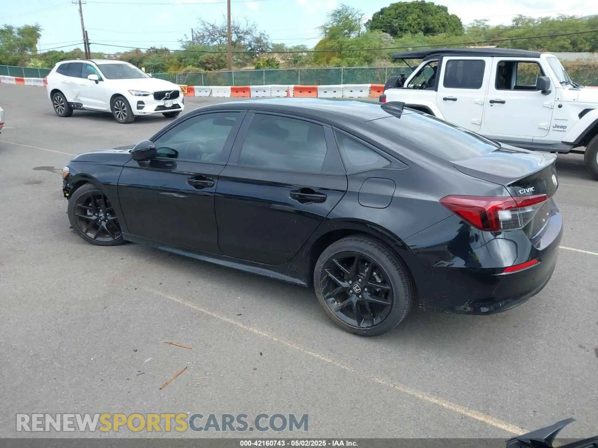 3 fotografías del automóvil dañado 2HGFE2F59SH503164 HONDA CIVIC 2025