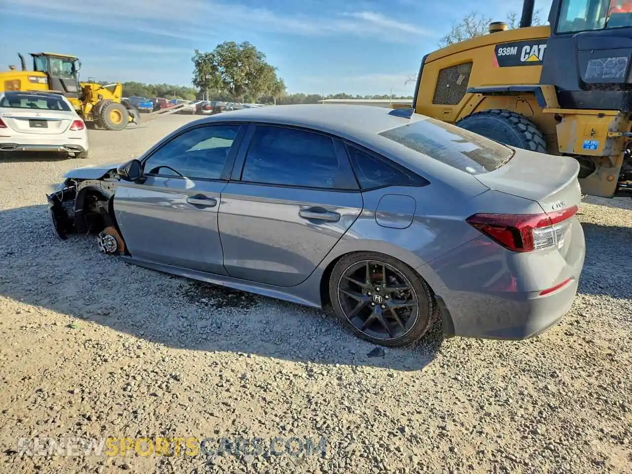 2 Photograph of a damaged car 2HGFE2F59SH533345 HONDA CIVIC 2025