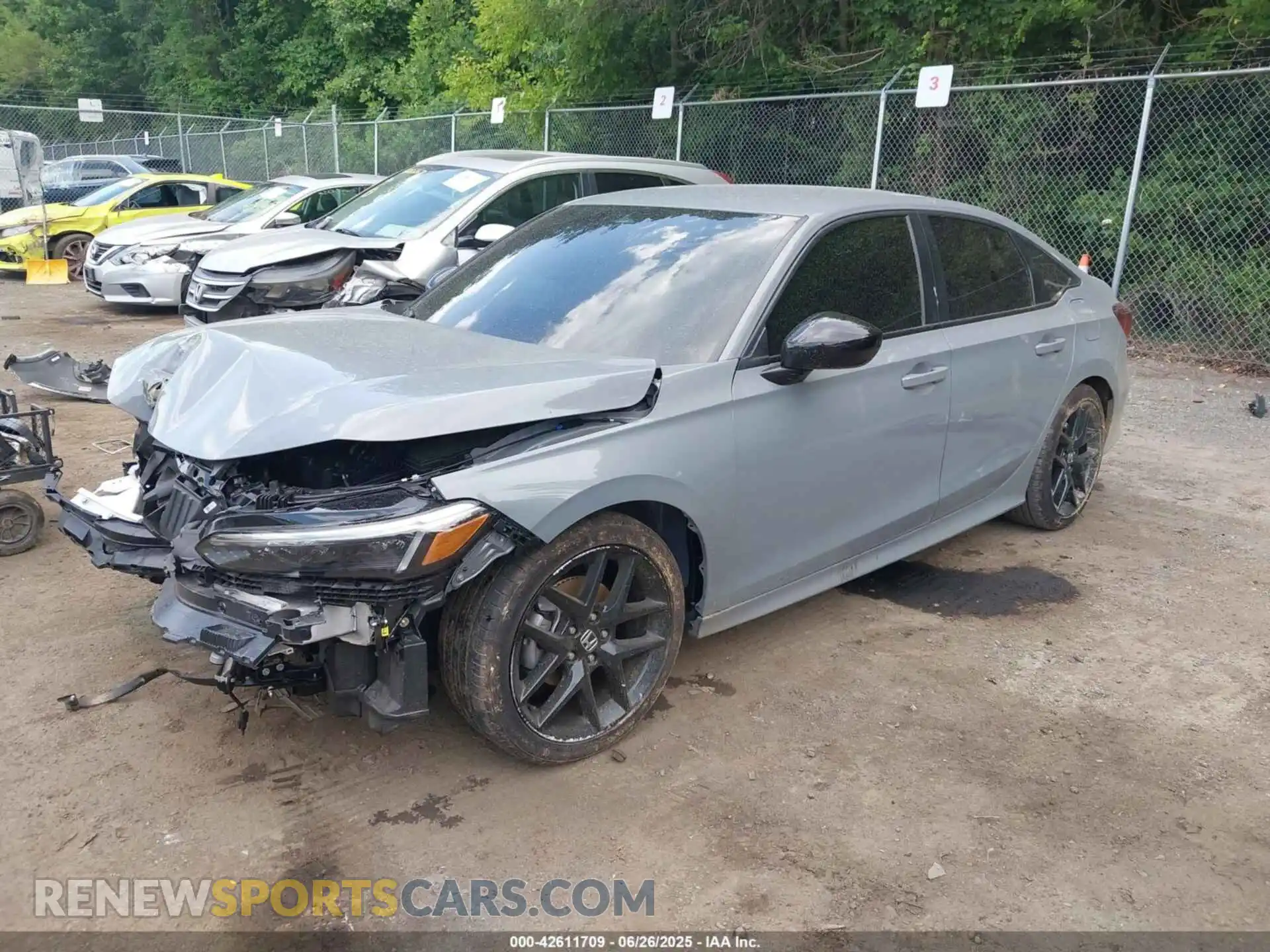 2 Photograph of a damaged car 2HGFE2F59SH570976 HONDA CIVIC 2025