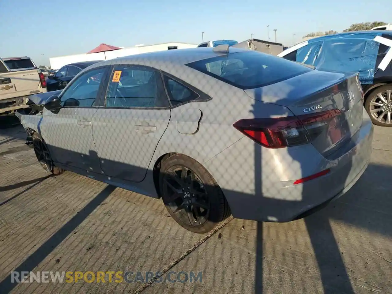 2 fotografías del automóvil dañado 2HGFE2F5XSH507935 HONDA CIVIC 2025