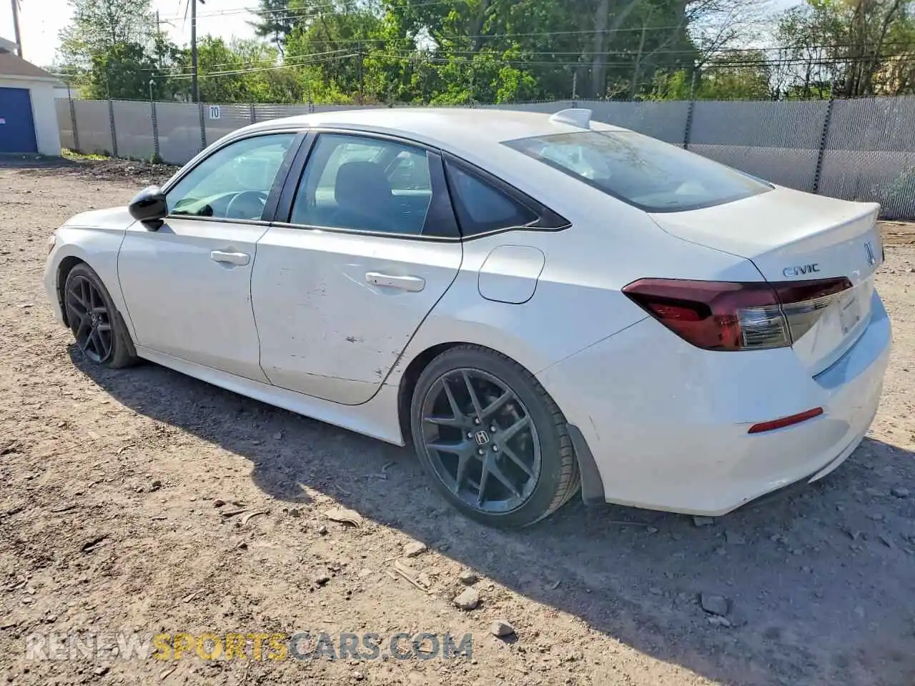 2 fotografías del automóvil dañado 2HGFE2F5XSH511936 HONDA CIVIC 2025