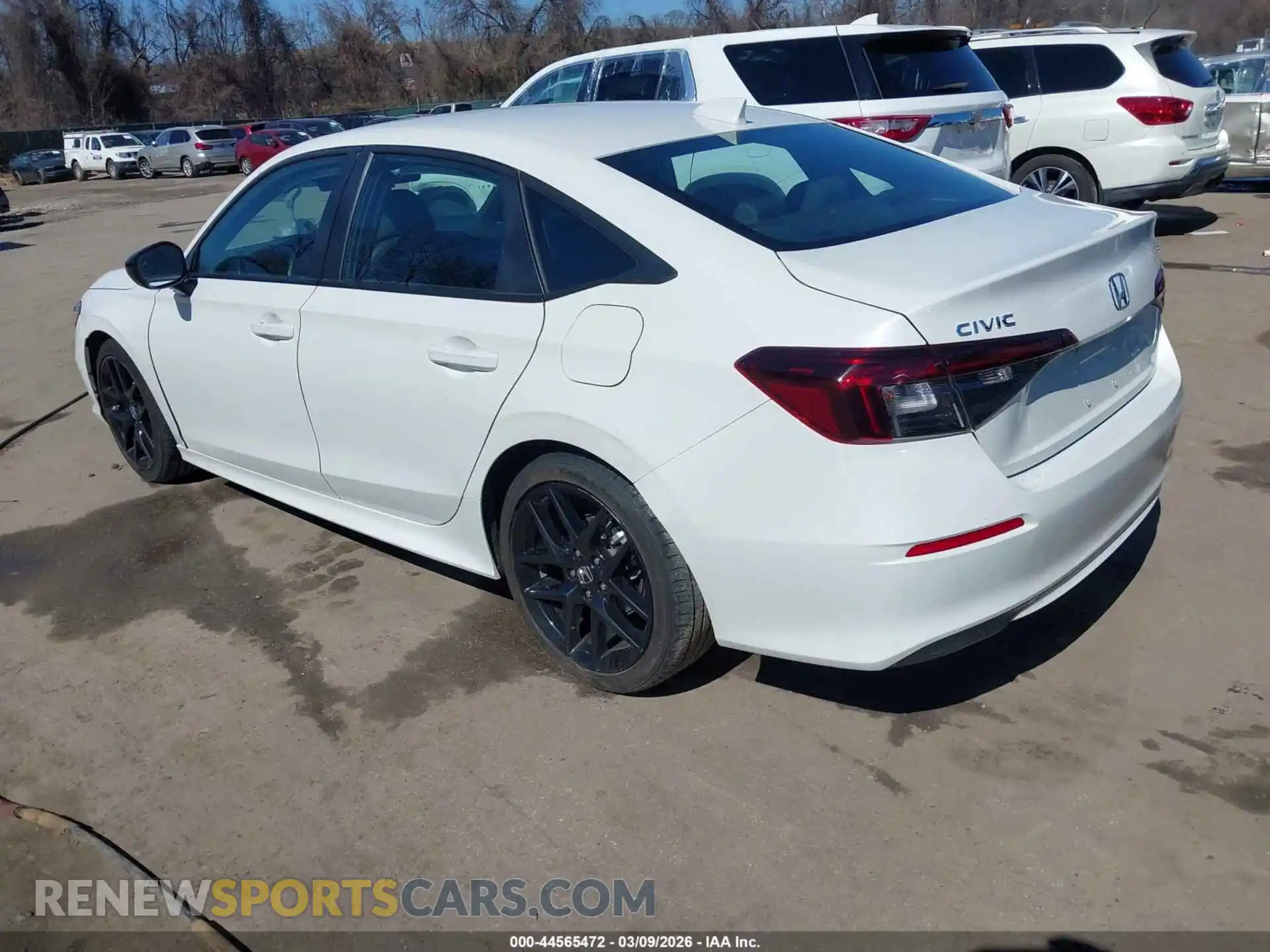 3 Photograph of a damaged car 2HGFE2F5XSH516067 HONDA CIVIC 2025