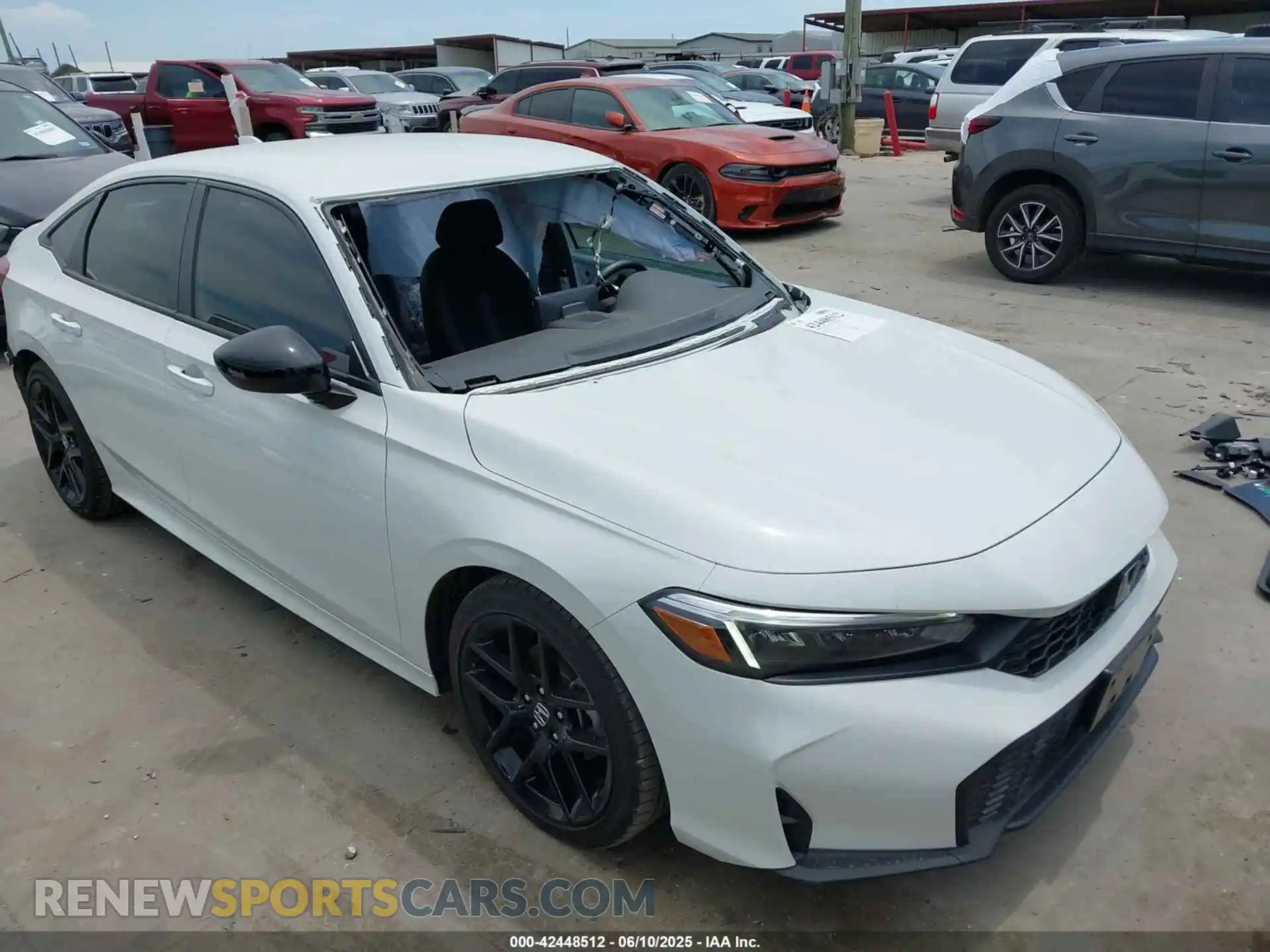 1 Photograph of a damaged car 2HGFE2F5XSH532141 HONDA CIVIC 2025