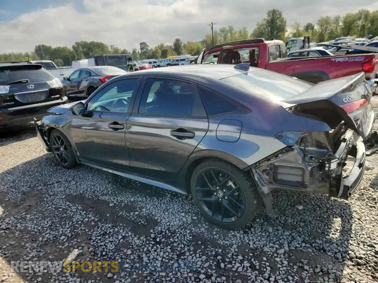 2 Photograph of a damaged car 2HGFE2F5XSH532883 HONDA CIVIC 2025