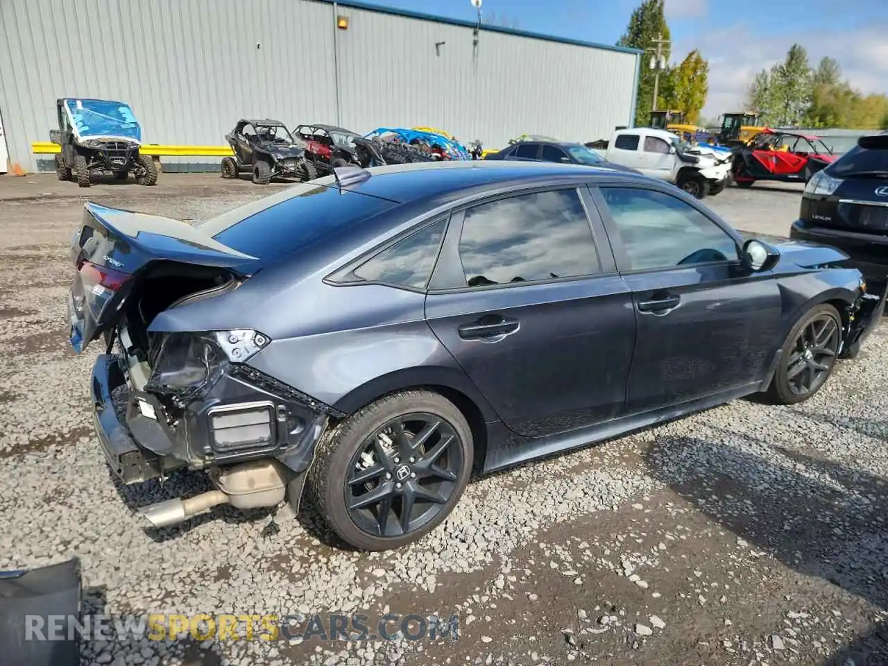 3 Photograph of a damaged car 2HGFE2F5XSH532883 HONDA CIVIC 2025