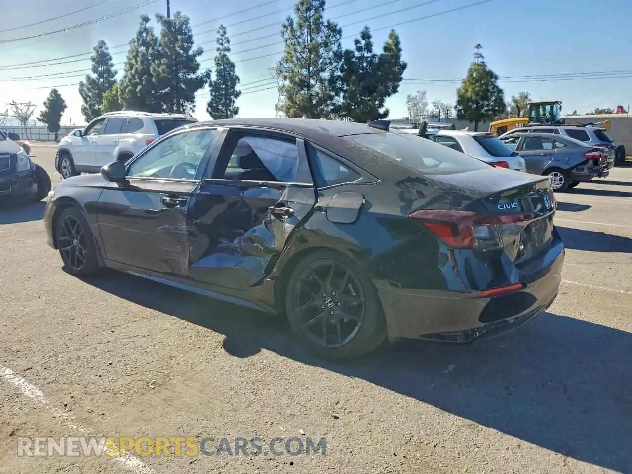 2 Photograph of a damaged car 2HGFE2F5XSH537193 HONDA CIVIC 2025