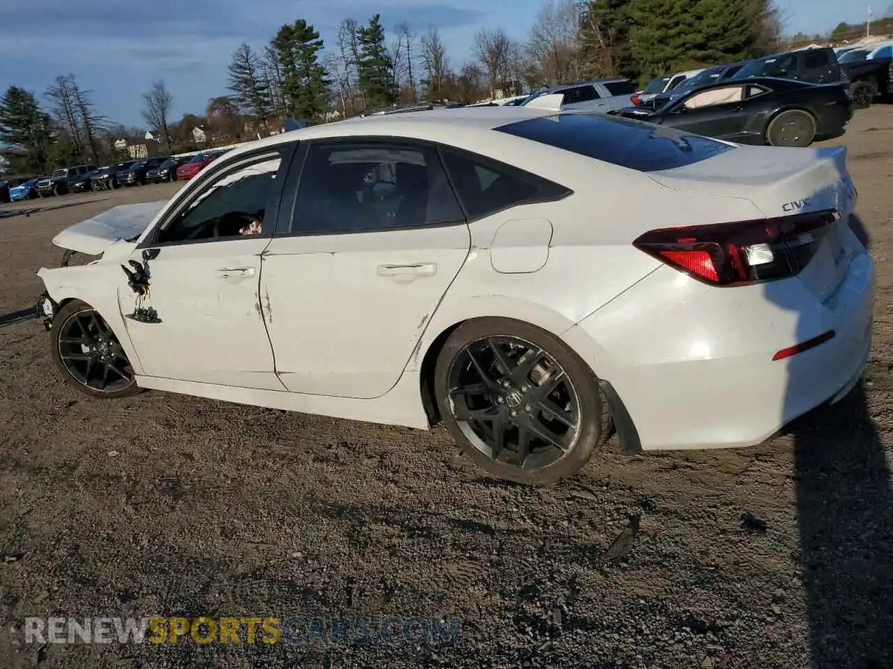 2 Photograph of a damaged car 2HGFE2F5XSH564491 HONDA CIVIC 2025