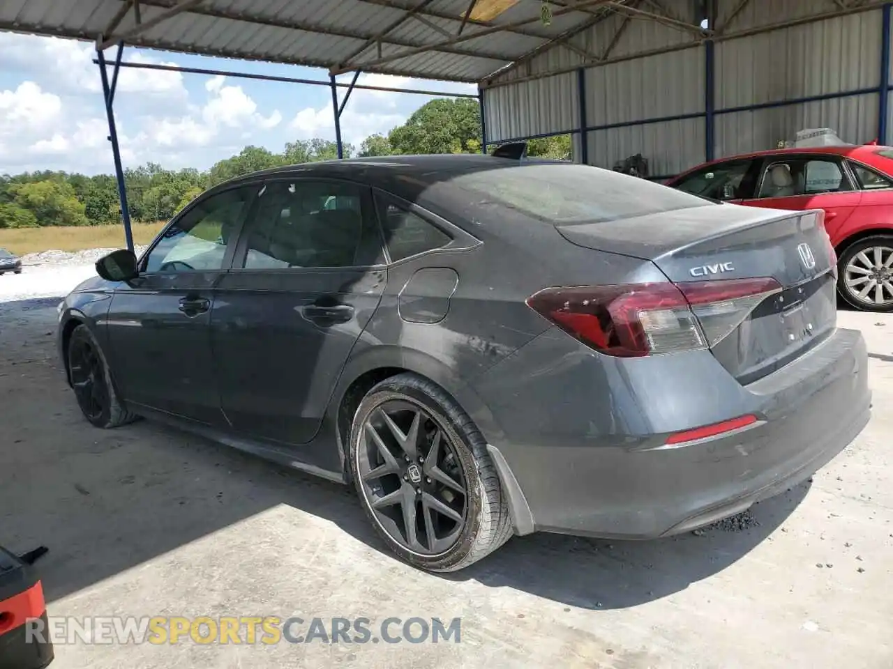 2 Photograph of a damaged car 2HGFE2F5XSH593568 HONDA CIVIC 2025