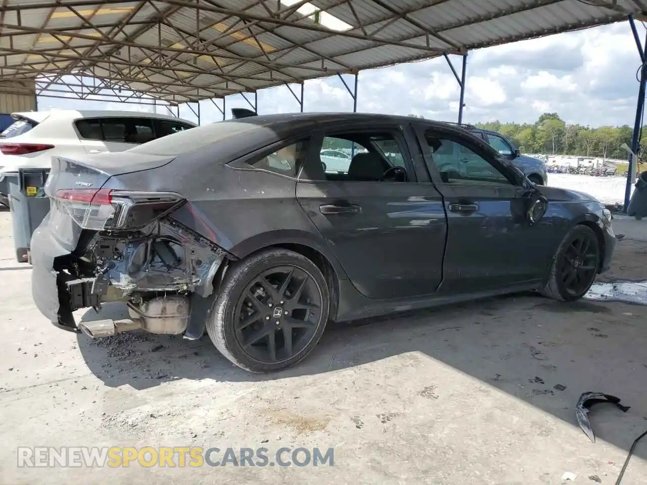 3 Photograph of a damaged car 2HGFE2F5XSH593568 HONDA CIVIC 2025