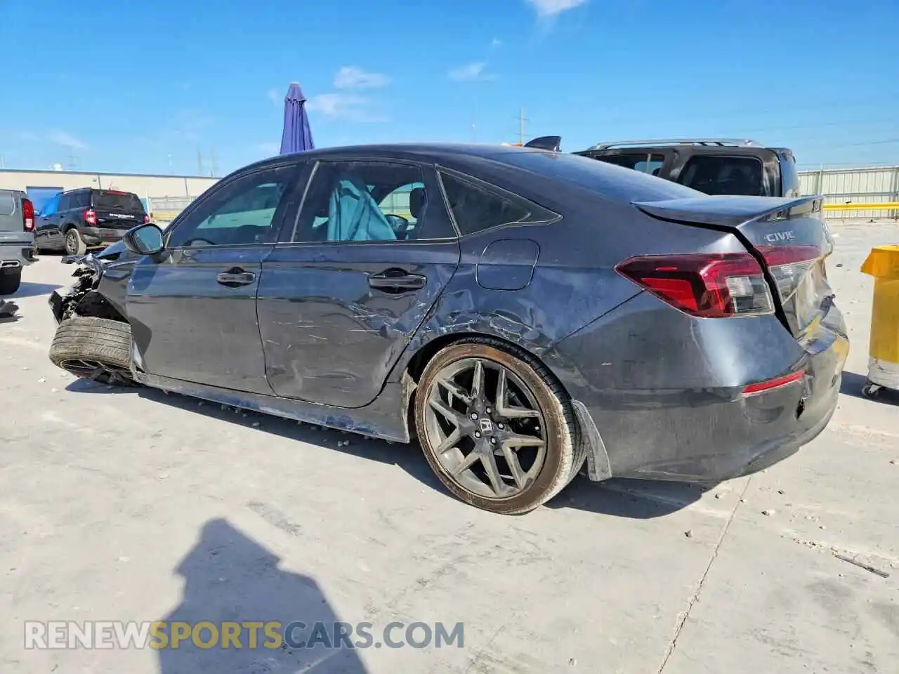 2 Photograph of a damaged car 2HGFE2F5XSH604603 HONDA CIVIC 2025