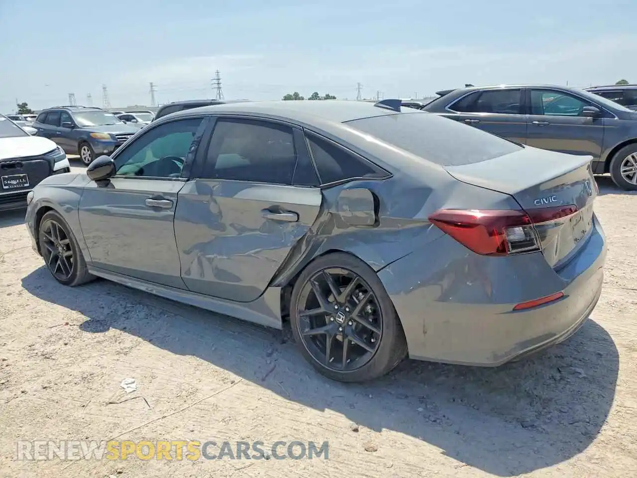 2 Photograph of a damaged car 2HGFE4F83SH321191 HONDA CIVIC 2025