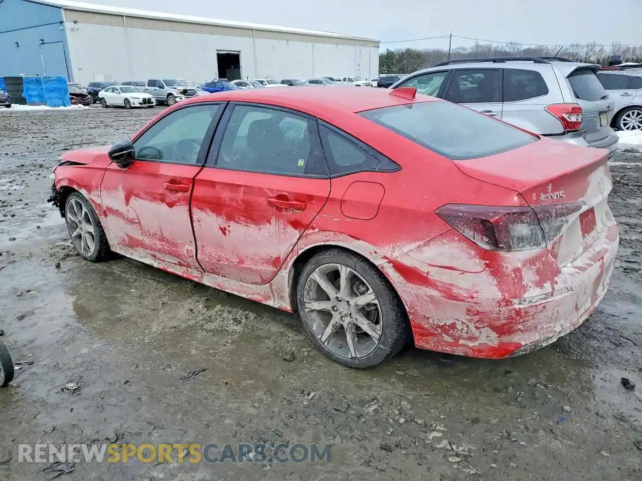 2 fotografías del automóvil dañado 2HGFE4F84SH300690 HONDA CIVIC 2025