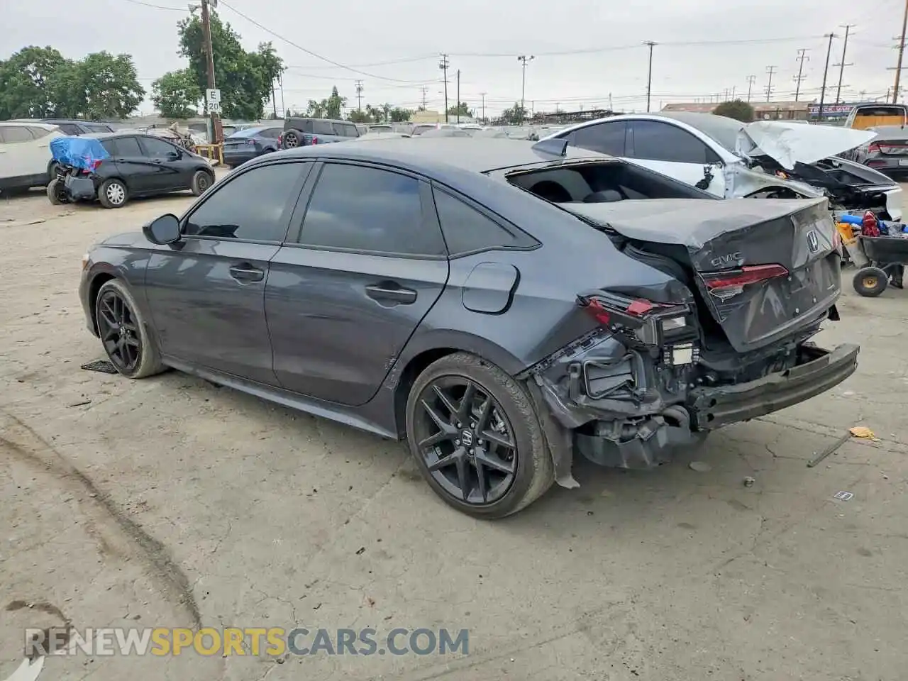2 Photograph of a damaged car 2HGFE4F84SH321376 HONDA CIVIC 2025