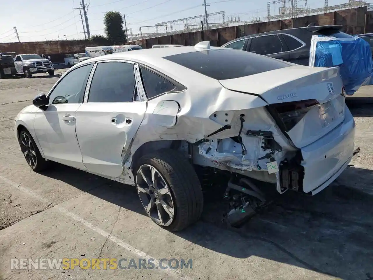 2 Photograph of a damaged car 2HGFE4F84SH335701 HONDA CIVIC 2025