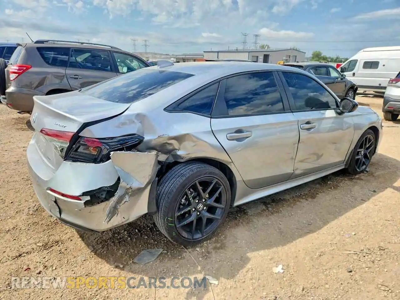 3 Photograph of a damaged car 2HGFE4F84SH337643 HONDA CIVIC 2025
