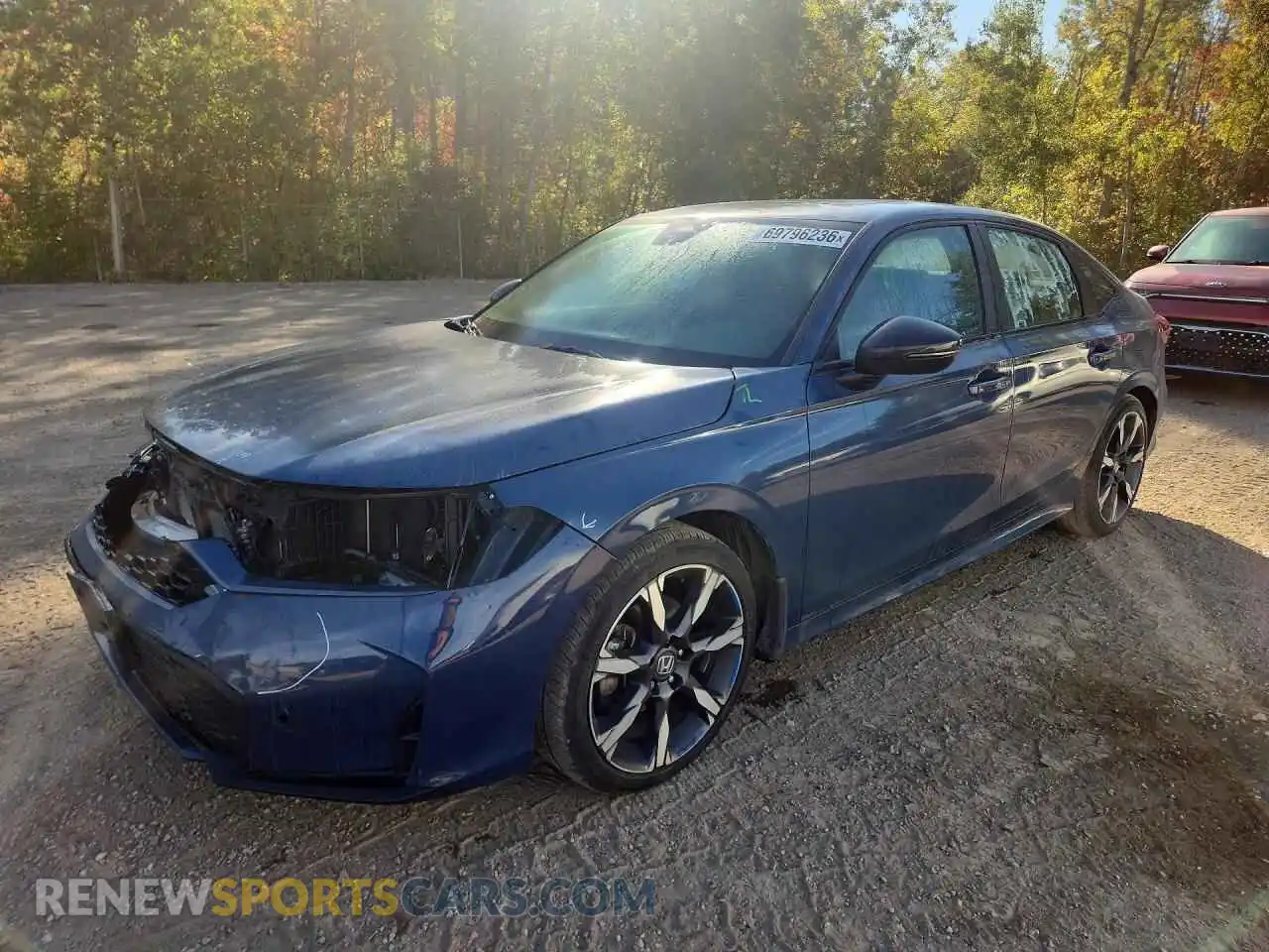 1 Photograph of a damaged car 2HGFE4F85SH002875 HONDA CIVIC 2025