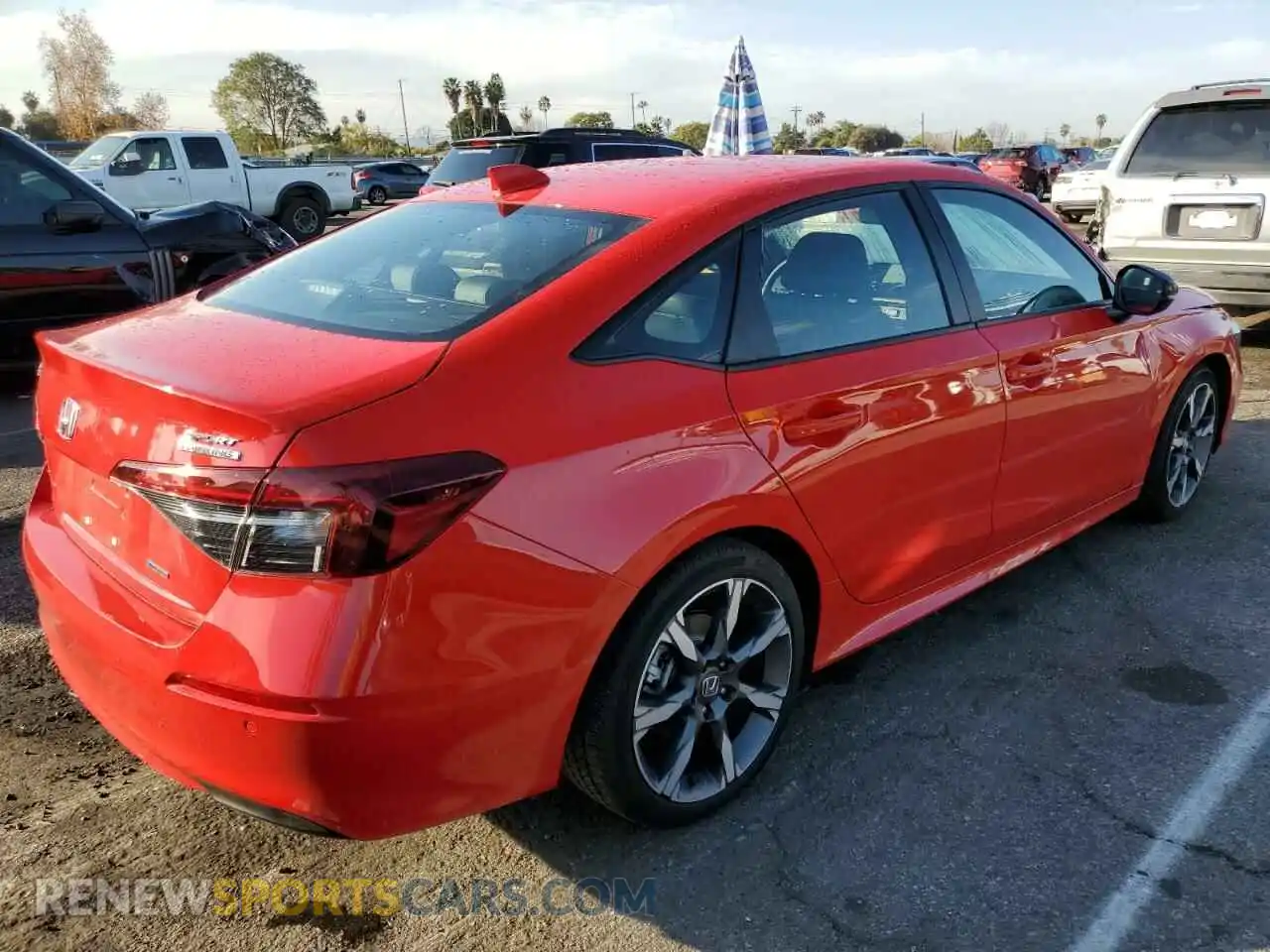3 Photograph of a damaged car 2HGFE4F86SH307432 HONDA CIVIC 2025