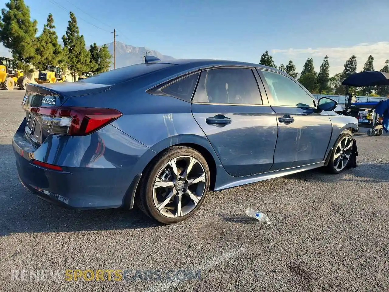 3 fotografías del automóvil dañado 2HGFE4F86SH322822 HONDA CIVIC 2025