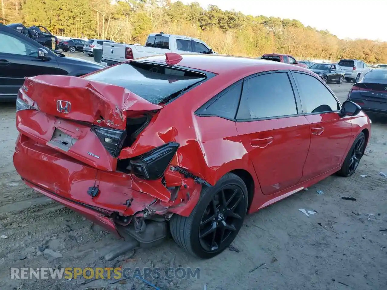 3 Photograph of a damaged car 2HGFE4F87SH308590 HONDA CIVIC 2025