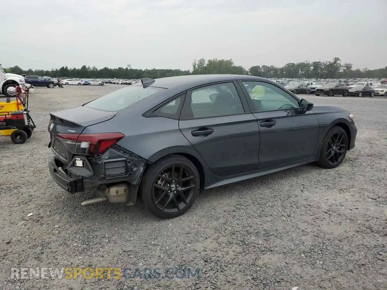 3 fotografías del automóvil dañado 2HGFE4F87SH313191 HONDA CIVIC 2025