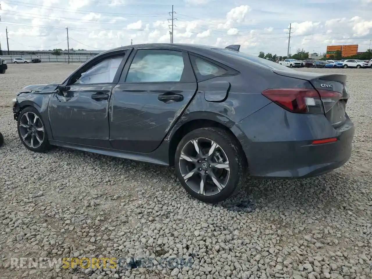 2 Photograph of a damaged car 2HGFE4F87SH317015 HONDA CIVIC 2025