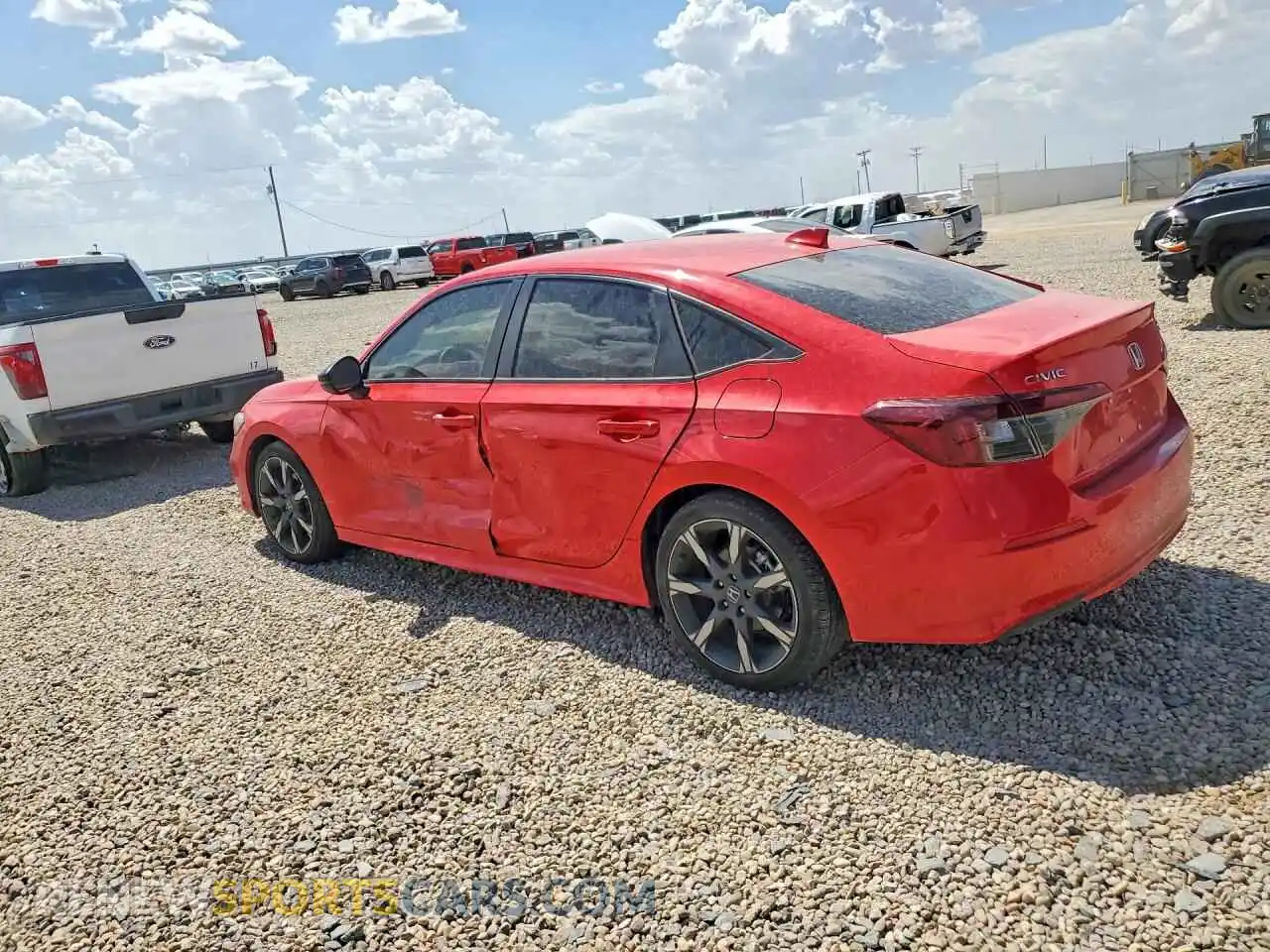 2 Photograph of a damaged car 2HGFE4F87SH328063 HONDA CIVIC 2025