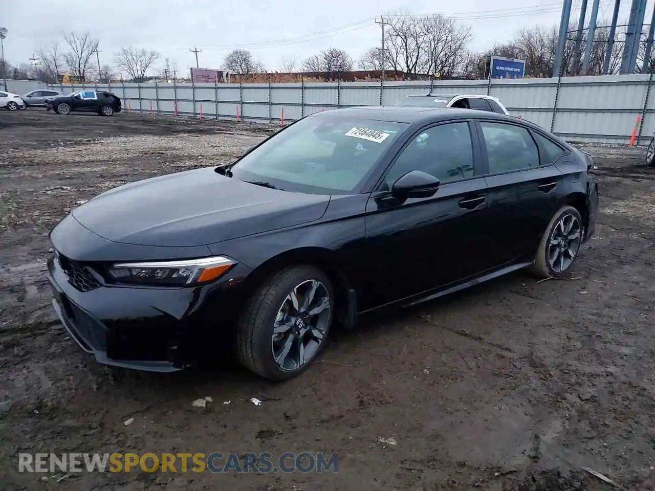 1 Photograph of a damaged car 2HGFE4F87SH332467 HONDA CIVIC 2025
