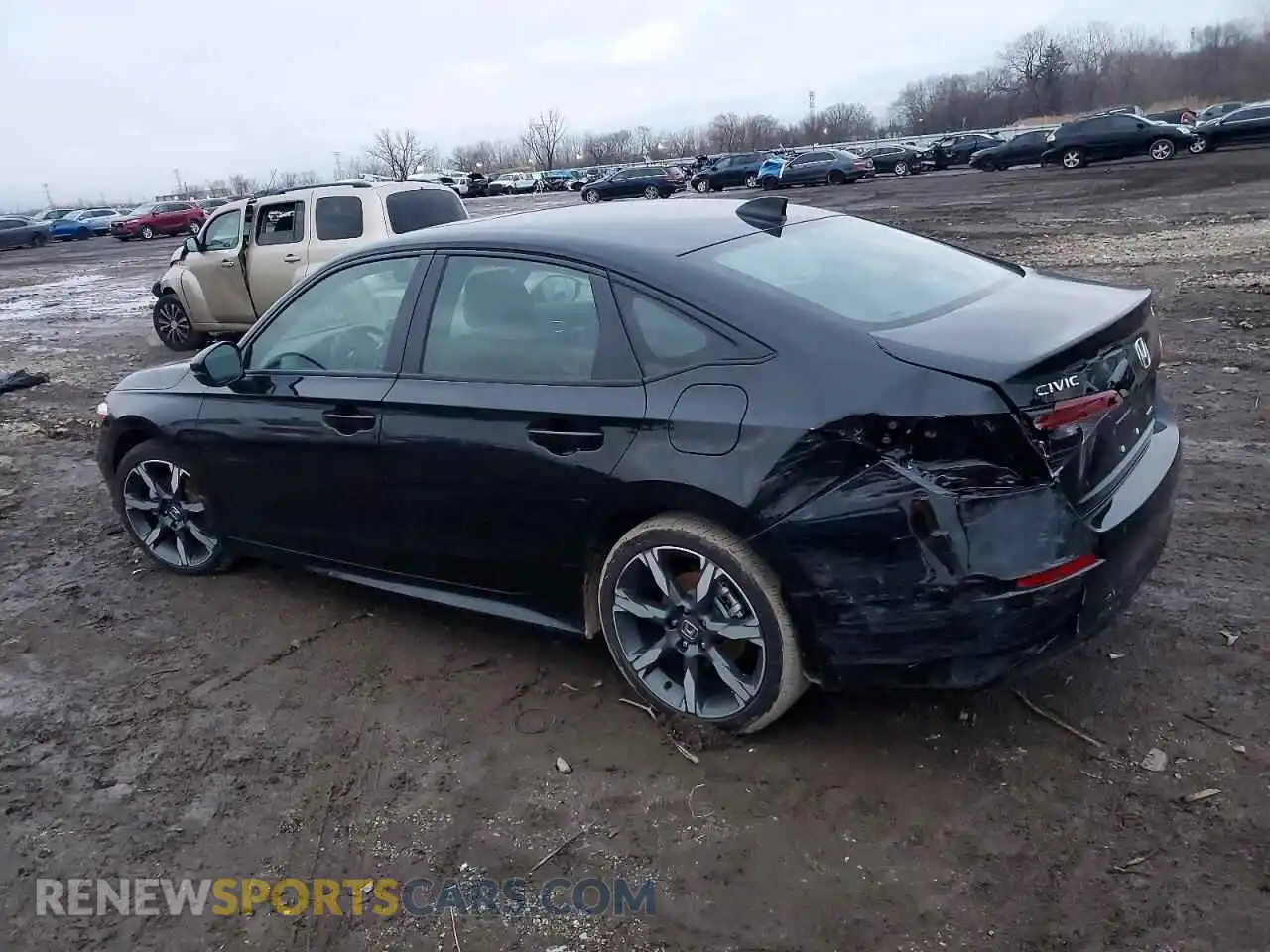 2 Photograph of a damaged car 2HGFE4F87SH332467 HONDA CIVIC 2025