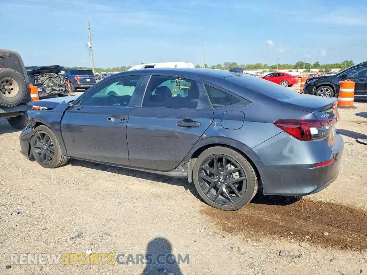 2 Photograph of a damaged car 2HGFE4F87SH344473 HONDA CIVIC 2025