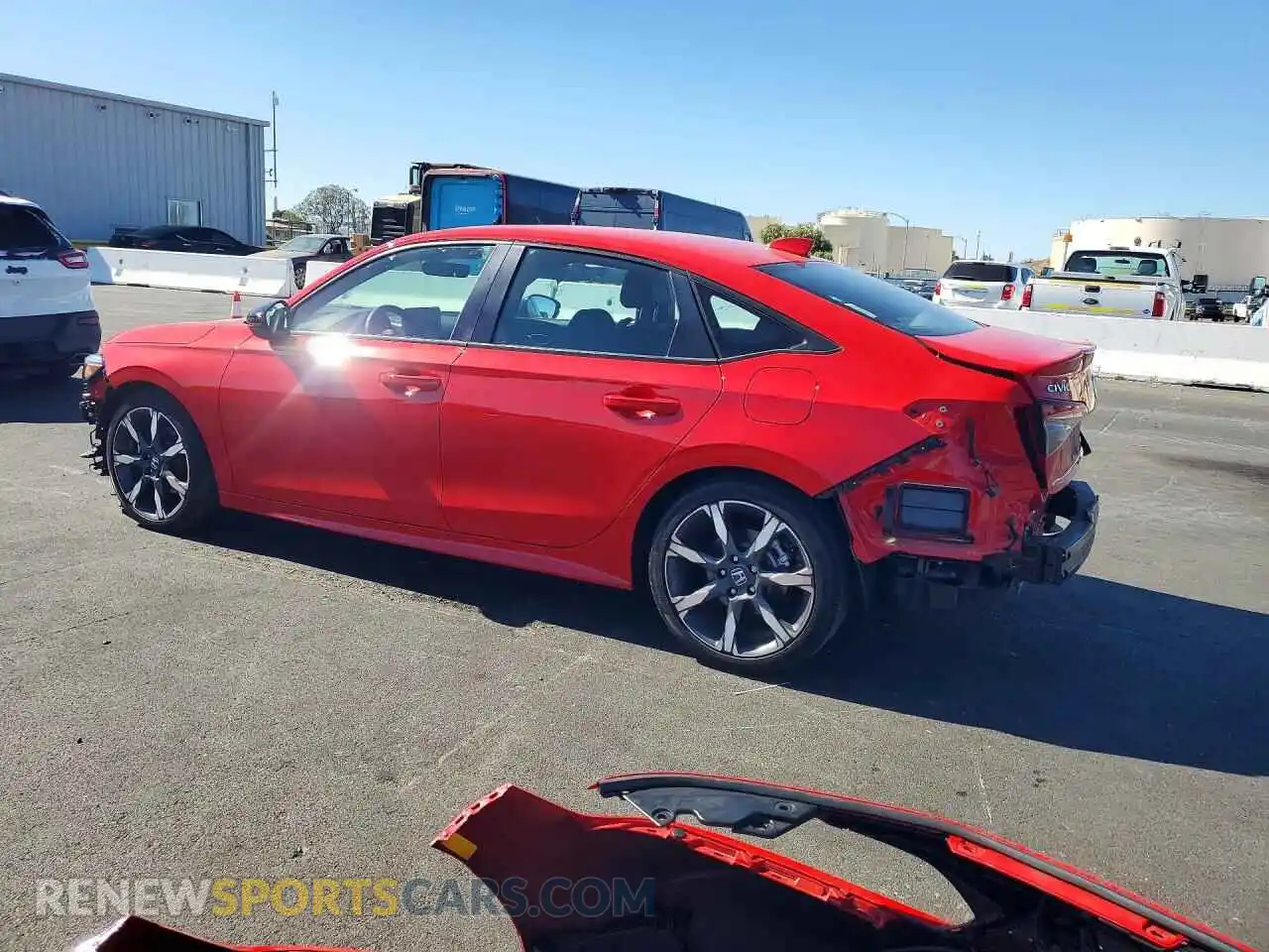 2 Photograph of a damaged car 2HGFE4F88SH315550 HONDA CIVIC 2025