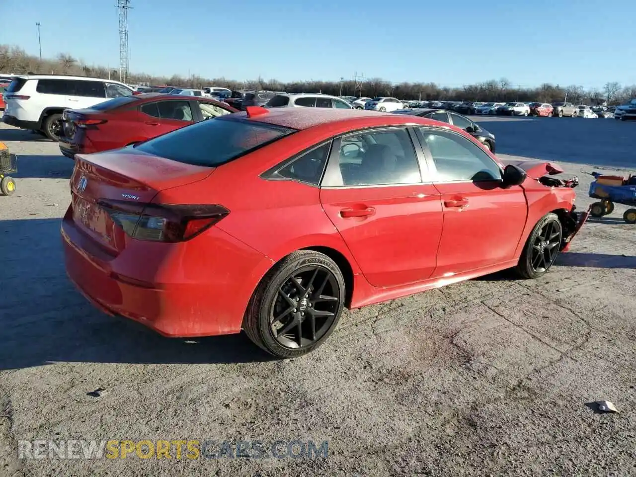 3 Photograph of a damaged car 2HGFE4F88SH320795 HONDA CIVIC 2025