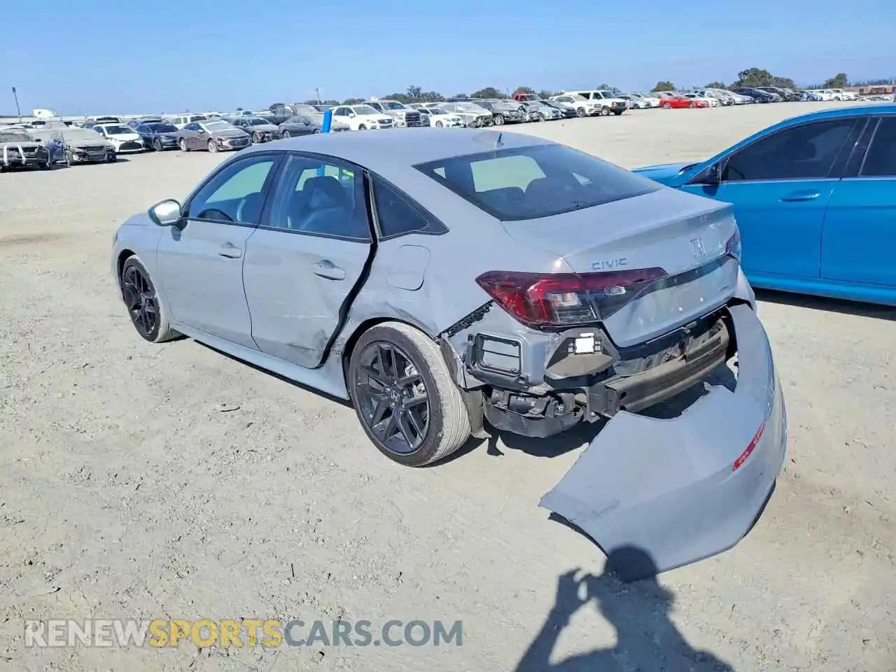 2 fotografías del automóvil dañado 2HGFE4F89SH304458 HONDA CIVIC 2025