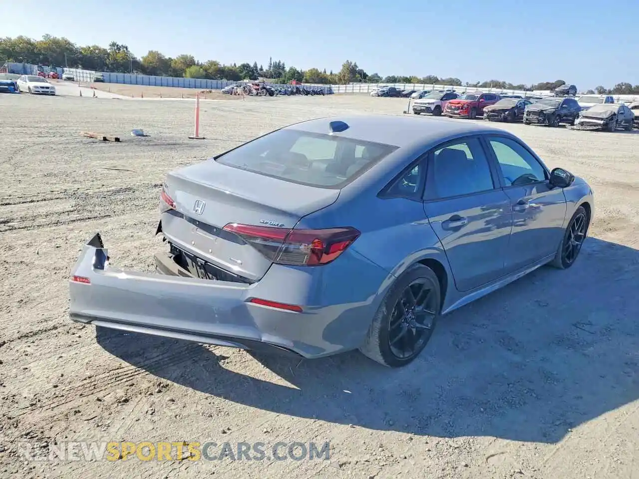 3 fotografías del automóvil dañado 2HGFE4F89SH304458 HONDA CIVIC 2025