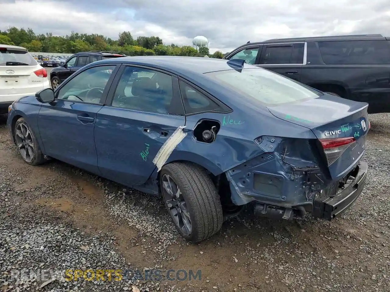 2 Photograph of a damaged car 2HGFE4F89SH324919 HONDA CIVIC 2025