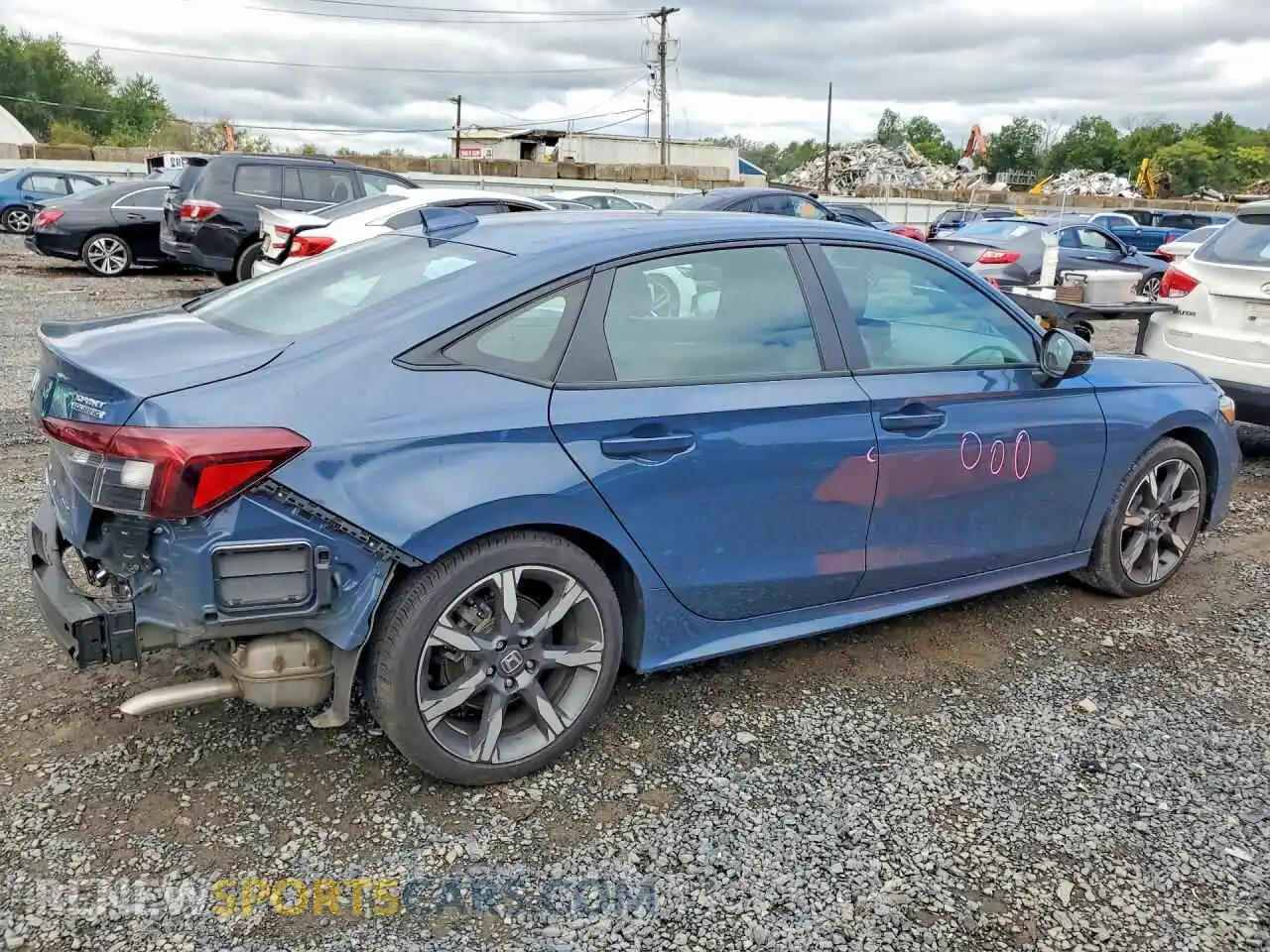 3 Photograph of a damaged car 2HGFE4F89SH324919 HONDA CIVIC 2025