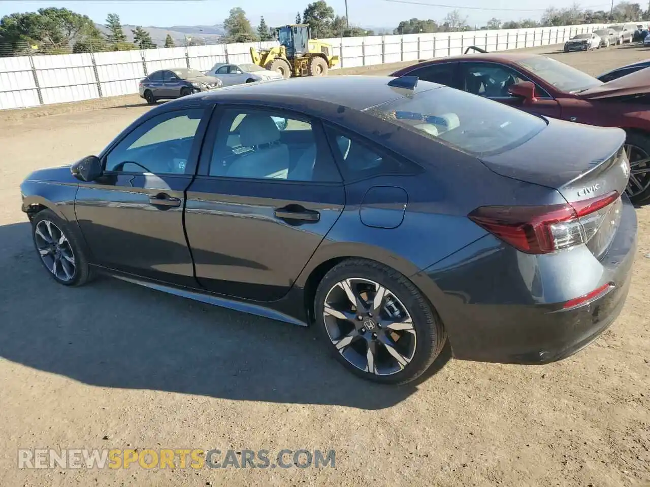 2 fotografías del automóvil dañado 2HGFE4F8XSH314982 HONDA CIVIC 2025