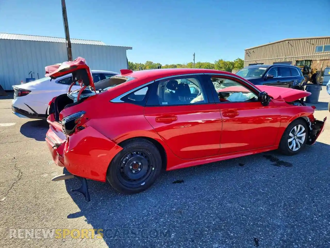3 fotografías del automóvil dañado 2HGFE2F20TH571070 HONDA CIVIC 2026