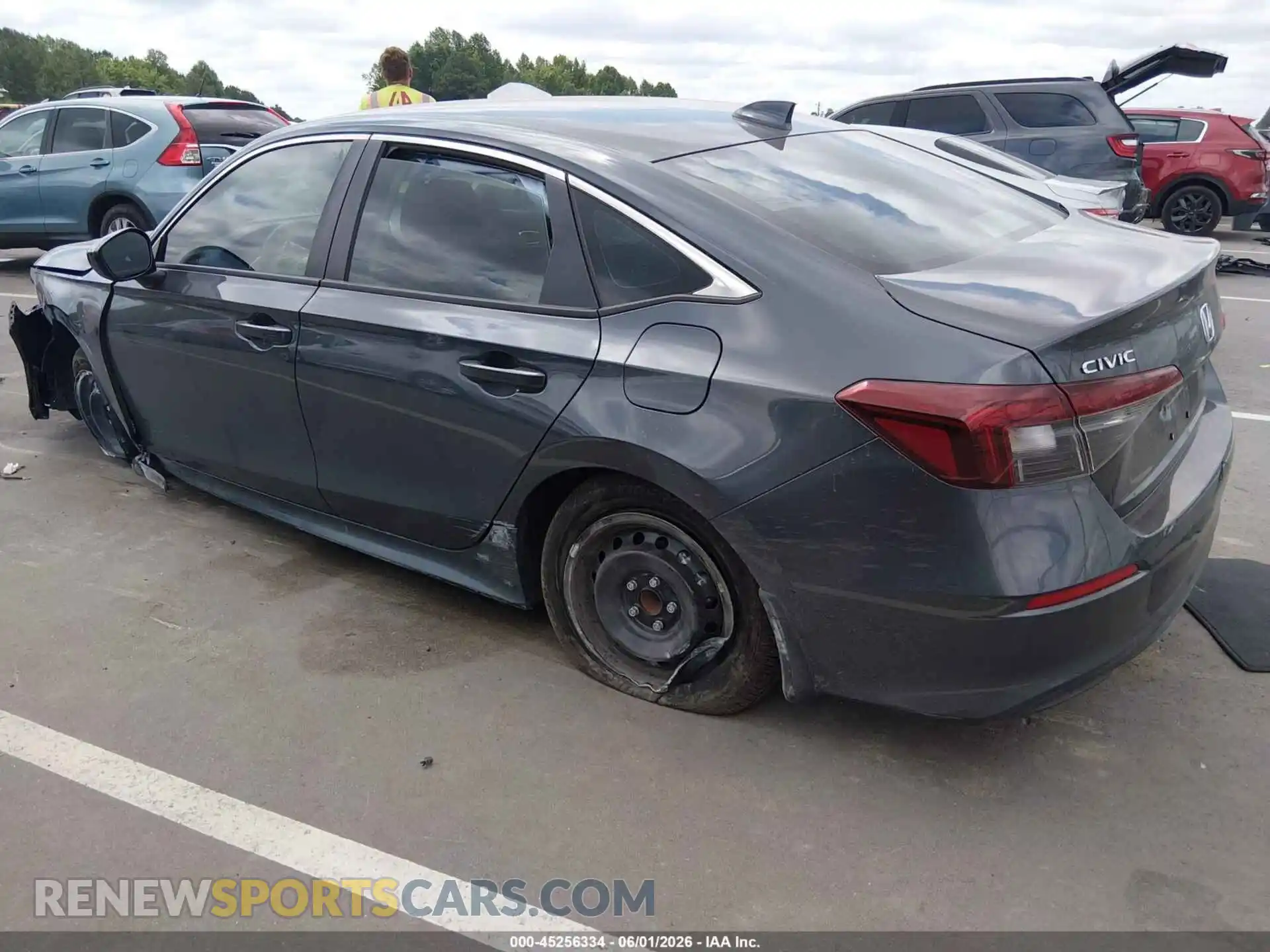3 fotografías del automóvil dañado 2HGFE2F22TH509430 HONDA CIVIC 2026