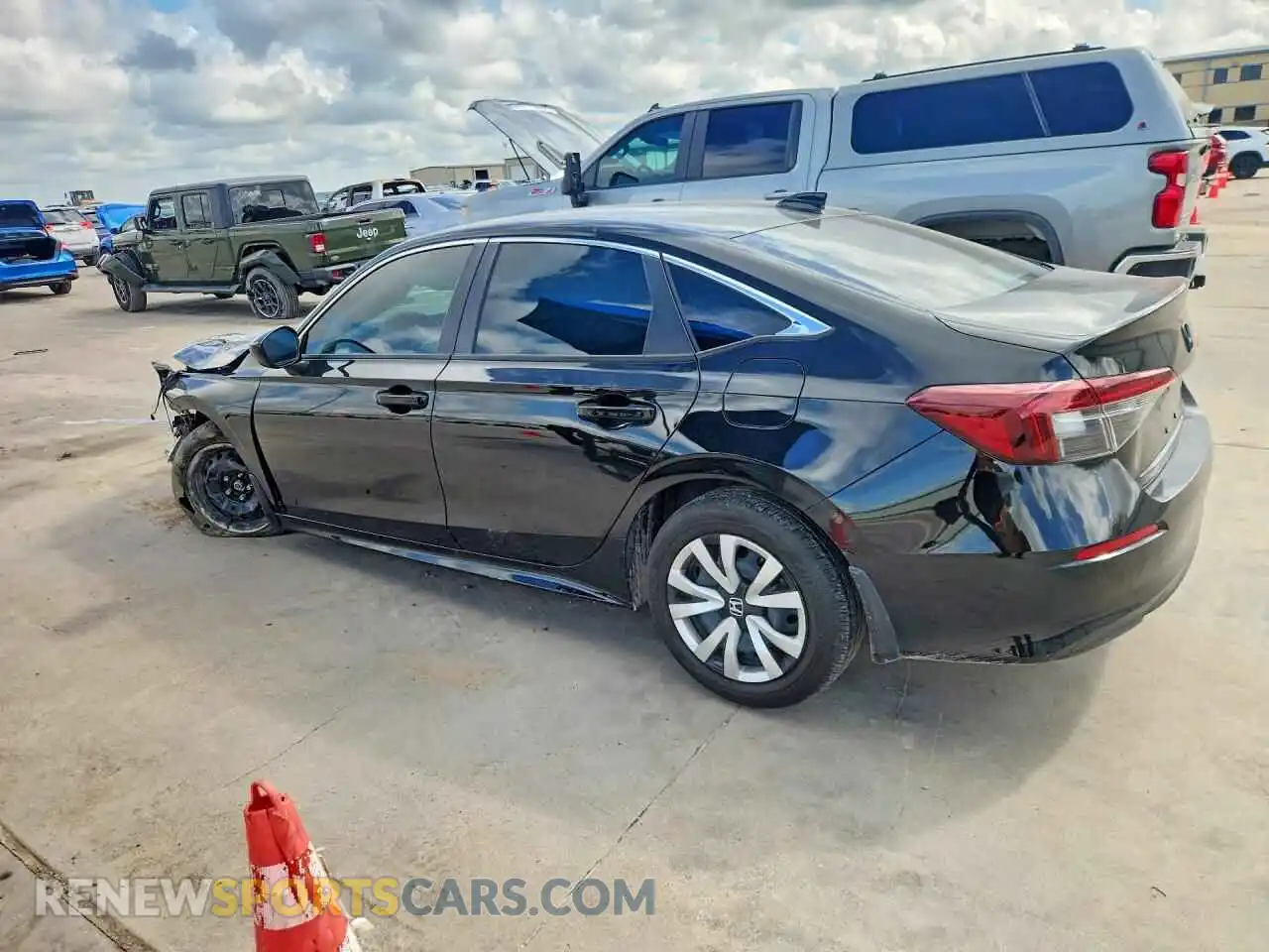 2 Photograph of a damaged car 2HGFE2F22TH525370 HONDA CIVIC 2026