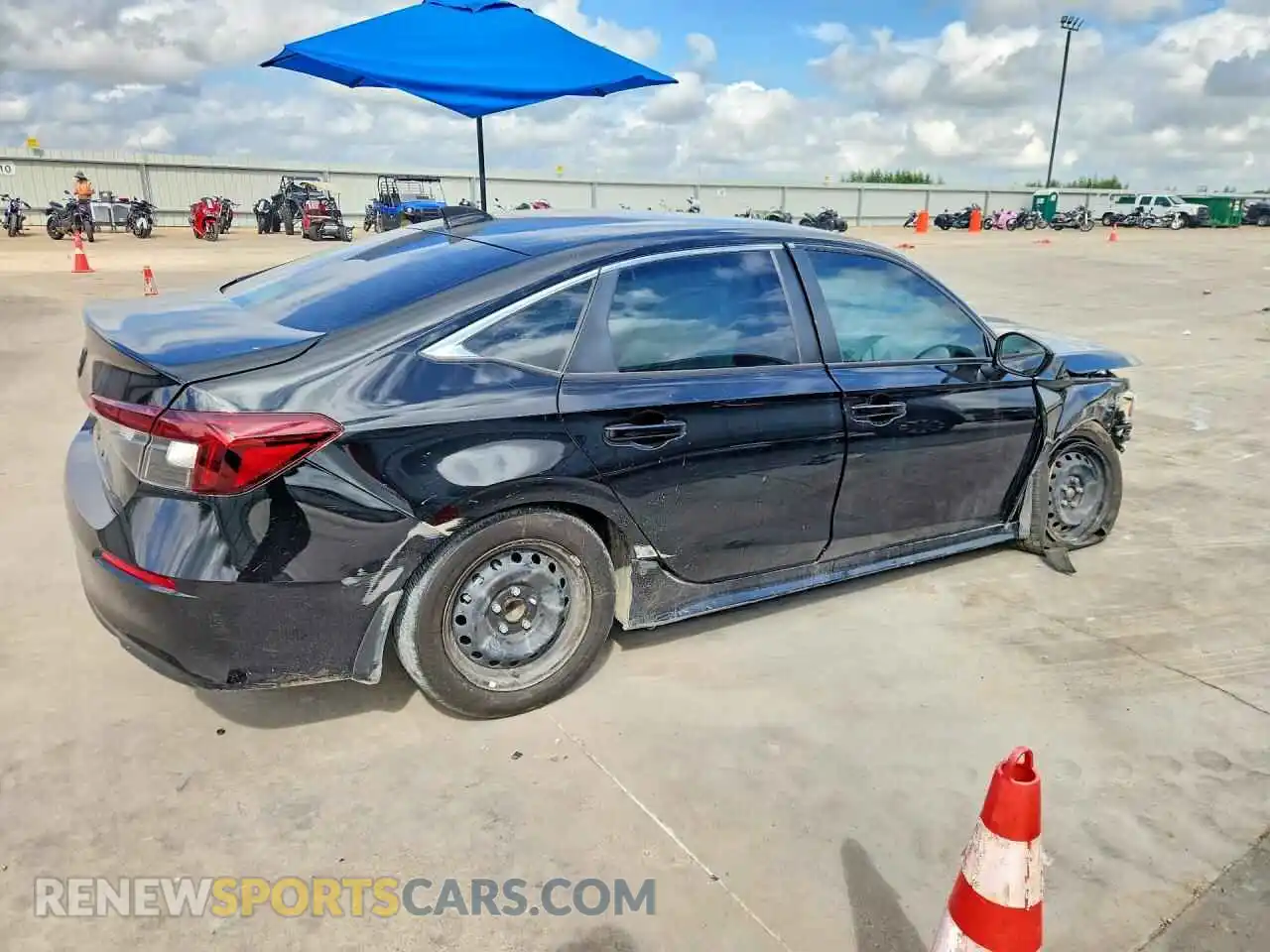 3 Photograph of a damaged car 2HGFE2F22TH525370 HONDA CIVIC 2026
